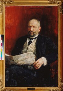 Porträt des Premierministers Pyotr A. Stolypin von Ilya Efimovich Repin