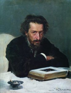 Porträt des Komponisten Pavel Ivanovich Blaramberg, 1884 von Ilya Efimovich Repin