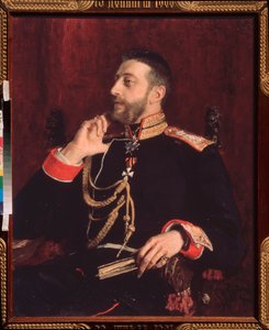 Porträt des Dichters K.R. (Großfürst Konstantin Konstantinovich von Russland) (1858-1915) von Ilya Efimovich Repin