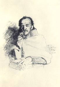 Porträt des Dichters Jakow Polonski