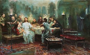 Das letzte Abendmahl von Ilya Efimovich Repin