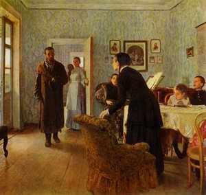 Unerwartete Rückkehr, 1884, 1965 von Ilya Efimovich Repin