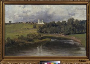 Ansicht des Dorfes Varvarino von Ilya Efimovich Repin