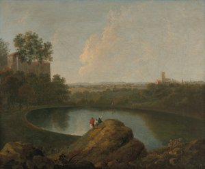 Der Kopf des Nemi-Sees von Imitator of Richard Wilson RA