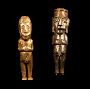 Nackte Figuren / Inka-Kunst