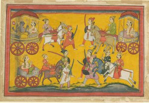 Vishnu-Prozession, ca. 1755