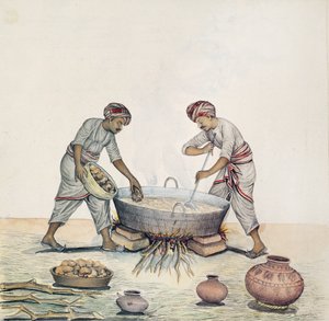 Zuckerherstellung, Bombay, ca. 1873 von Indian School