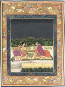 Ein Schachspiel, Mughal Indien, zweite Hälfte des 18. Jahrhunderts von Indian School