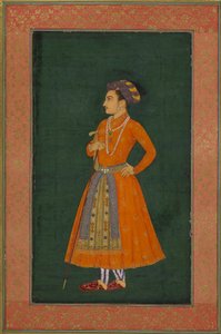 Ein Prinz in Orange gekleidet, Illustration aus 