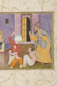 Ein Gefangener wird der Gerechtigkeit zugeführt, (Detail), ca. 1610