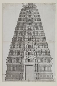 Ein zwölfstöckiger Gopuram