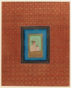 Akbar und einer seiner Söhne oder Enkel, 1875-1900 von Indian School
