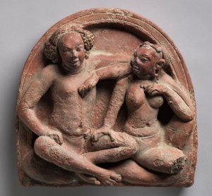 Liebespaar: Mithuna, Ahichchatra, Uttar Pradesh Nordindien, ca. 320-550 von Indian School
