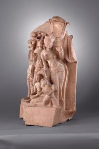 Begleiter von Vishnu mit Gada, 10.-11. Jahrhundert von Indian School