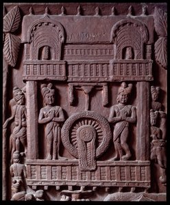 Buddhismus: „Prasenjits letzter Besuch bei Buddha“ (Detail)