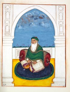Fakir Imamuddin, aus Das Königreich Punjab, seine Herrscher und Häuptlinge, Band II, ein Band mit 30 Aquarellstudien eines unbekannten indischen Künstlers, ca. 1840