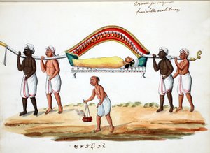 Trauerprozession von Indian School
