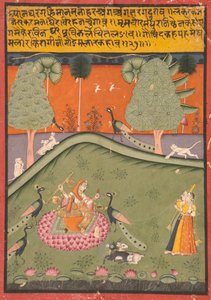 Gaurmalar Ragini von Megh, ca. 1720