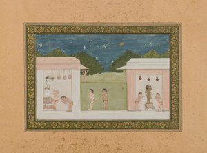 Krishna stiehlt Quark, ca. 1775