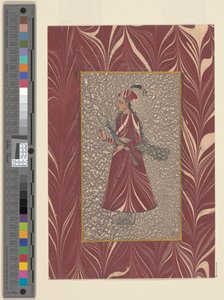 Dame, die einen Pfau trägt, Bijapur, ca. 1660