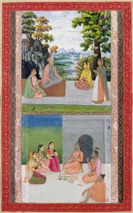 Ms E-14 Mystische Gespräche aus einem Moraqqa von Indian School