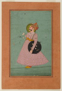 Porträt von Maharaja Bakhat Singh, frühes 19. Jahrhundert von Indian School