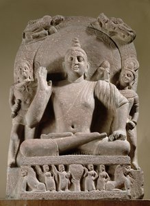 Sitzender Bodhisattva, Mathura