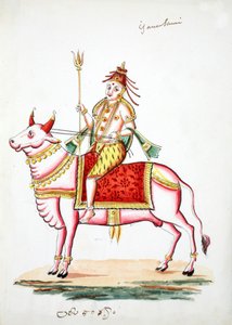 Shiva auf dem Stier Nandi