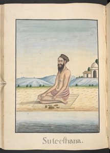 Sutikshana, ein Einsiedler, besucht von Rama und Sita