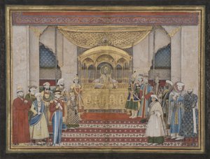 Der Mogulkaiser Bahadur Shah II im Darbar
