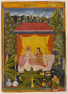 Unidentifizierte Seite aus einer verstreuten Nayika-Serie, ca. 1650-1660