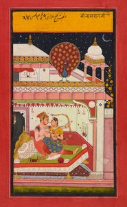 Vibhasa Ragini, Folio aus einem Ragamala, ca. 1680