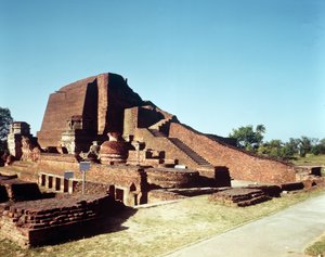 Ansicht des Haupttempels von Standort III, 320-350 von Indian School
