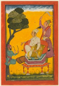 Vivaca Ragaputra, ein Blatt aus der Ragamala-Serie, ca. 1700-20 von Indian School