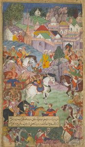 Bd.1 Bl.20 Dasaratha macht sich auf den Weg zu Angada, um Rsyasrnga in seine Residenz einzuladen