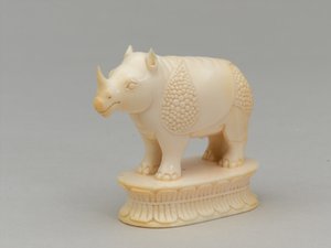 Weißer Läufer, Schachfigur, Indien, ca. 1820 von Indian School