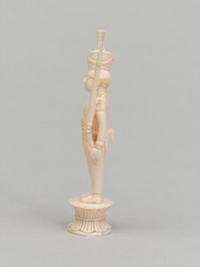 Weißer Bauer, Schachfigur, Indien, ca. 1820 von Indian School