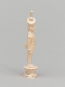 Weißer Bauer, Schachfigur, Indien, ca. 1820 von Indian School