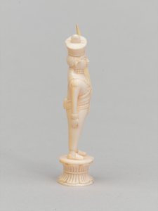 Weißer Bauer, Schachfigur, Indien, ca. 1820 von Indian School