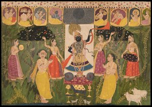 Verehrung von Shri Nathji, Bikaner-Schule