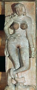 Yakshini, von einem buddhistischen Tor. Mathura, Uttar Pradesh, Kusana-Periode (30-241 n. Chr.) von Indian School