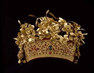 Krone der Königin, Buleleng Regency, ca. 1890 von Indonesian School