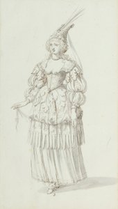 Chloris: alternative Skizze für Henrietta Maria, um 1631