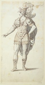 Endgültiges Design für Oberons Kleid, ca. 1611