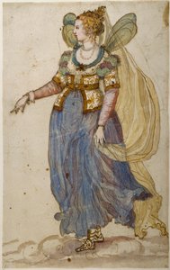 Dame in Maskerade von Inigo Jones