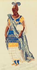 Maskerade: eine Tochter von Niger, ca. 1608