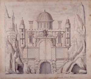 Oberons Palast, ca. 1611