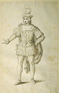 Jugend im antiken britischen Kostüm, ca. 1611