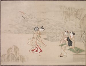Schönheiten am Strand von Ippitsusai Bunchō
