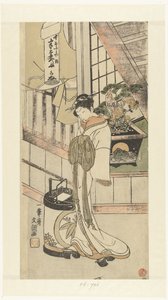 Kurtisane Handayu aus dem Naka-omi-Haus
